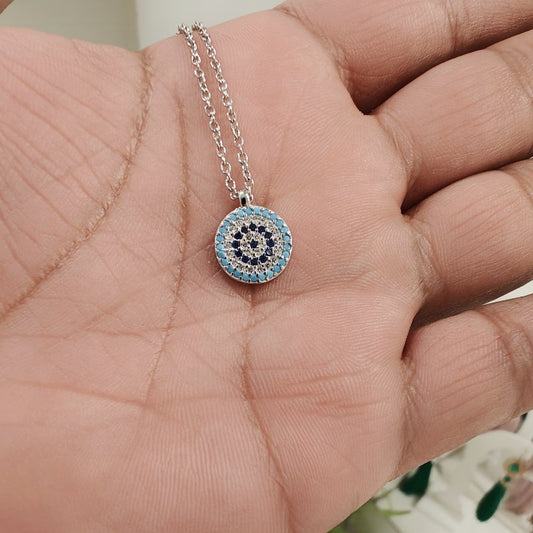 Evil eye pendent s.round