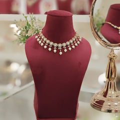 Azeen pearl Polki Set