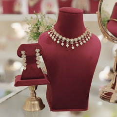 Azeen pearl Polki Set