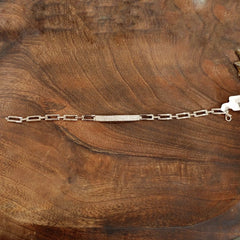 Jack silver bracelet