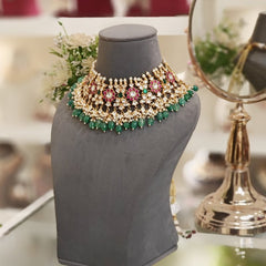 Canaka Paachi Kundan set