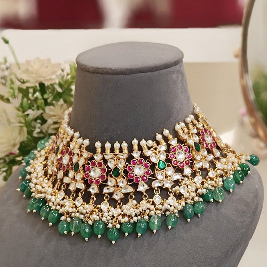 Canaka Paachi Kundan set