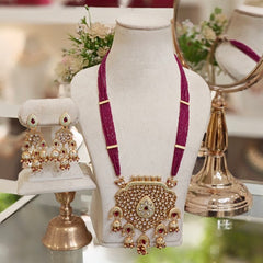 Ganesha long polki set