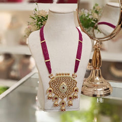 Ganesha long polki set