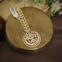 Jasmine Polki Maangtikka (White)