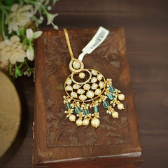 Abhishri Polki Maangtikka