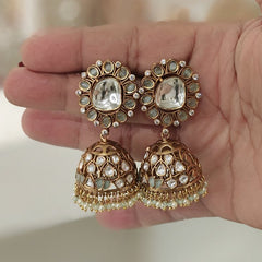 Aleena Mint green Jhumka