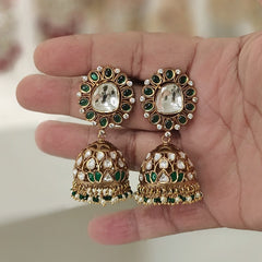 Aleena Emerald green Jhumka