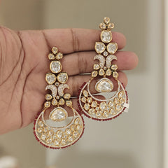 Anaiba polki chaandbali (Ruby)