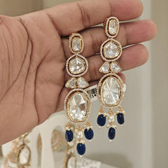 Almeda polki danglers (Blue)