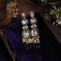 Almeda polki danglers (Blue)