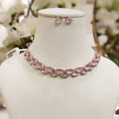 Amera Pink necklace set