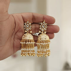 Mridula ivory jhumka