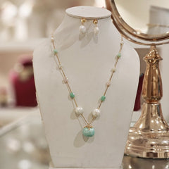 Aarya Sea green chain set