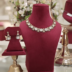 Aadhira Antique polki neckline