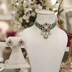 Anaika moissanite choker set