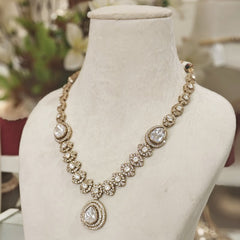 Disha single line polki set