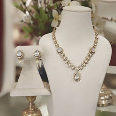 Disha single line polki set