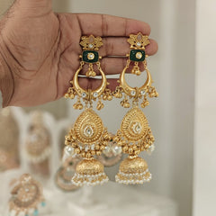 Ashi Heritage Polki Earrings