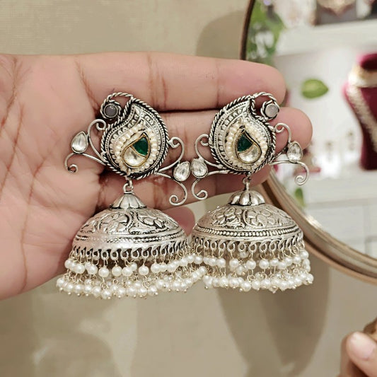 Pakeeza Heritage Polki jhumka