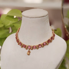 Raveena gold plated set