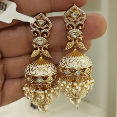 Maria Enameled Jhumki