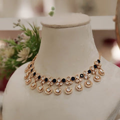 Baani Blue Polki Set