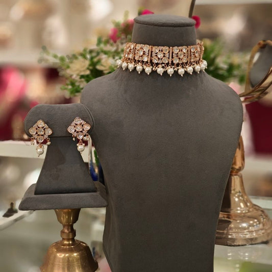 Ayesha polki choker set
