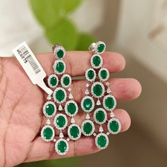 Aliena Green AD earrings