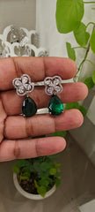 Iliana Green Earrings