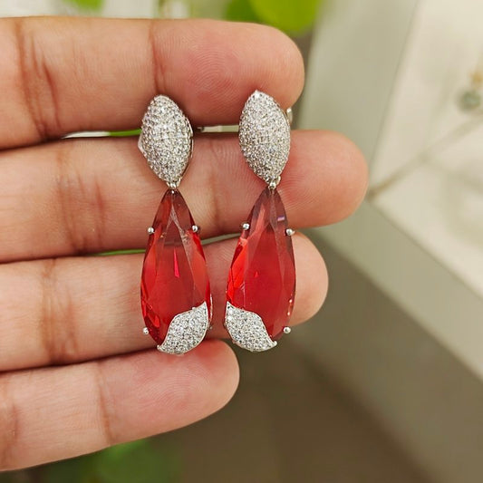 Iraa Ruby Red Earrings