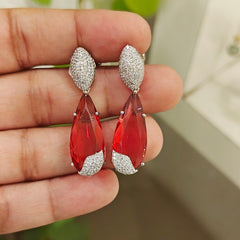 Iraa Ruby Red Earrings