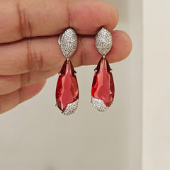 Iraa Ruby Red Earrings