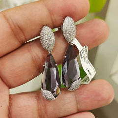 Iraa Purple Earrings