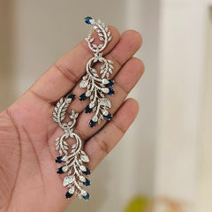 Unicorn Blue AD Earrings