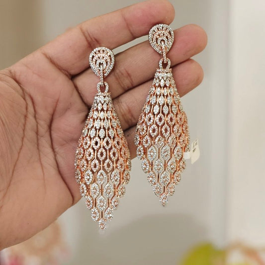 Meenaz Rose Earrings