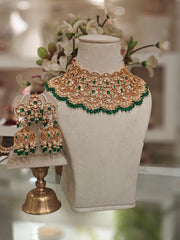 Saundarya Emerald Green set