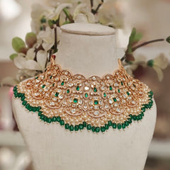 Saundarya Emerald Green set