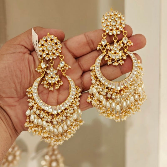 Ambica long chaandbali earrings