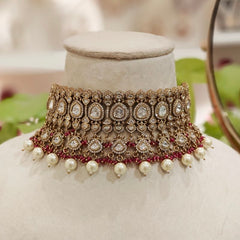 Rasika polki Neckline Set