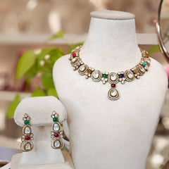 Vedita necklace polki set