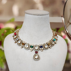 Vedita necklace polki set