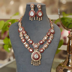 Vasudha long polki set