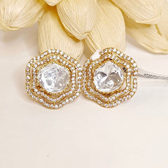 Ira moissanite polki studs