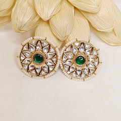 Sambita uncut polki studs