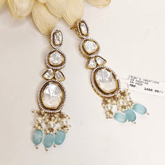 Almeda polki danglers (Aqua)