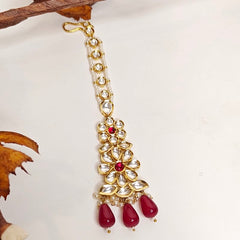 Chahat Ruby Polki Maangtikka