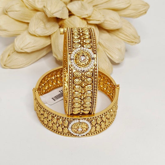 Neha Antique Gold Plated bangles