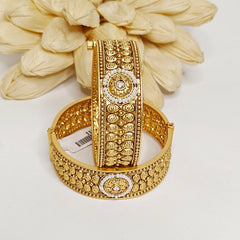Neha Antique Gold Plated bangles