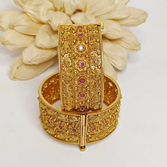 Mehir Antique Gold Plated bangles